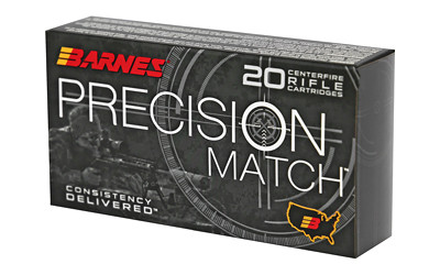 Barnes Precision Match 6.5 PRC 145-Grain Open Tip Match Ammunition - Superior Long-Range Accuracy