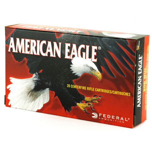 Federal American Eagle .308 Winchester 150 Grain FMJ Ammunition (20 Rounds Per Box) Federal American Eagle .308 Winchester 150 Grain FMJ Ammunition (20 Rounds Per Box)
