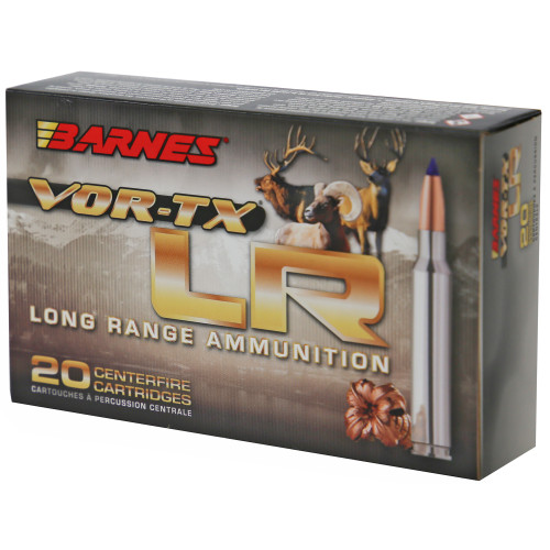 Barnes VOR-TX Long Range 6.5 Creedmoor 127 Grain LRX Ammunition * Precision Factory Load, 20 Rounds per Box