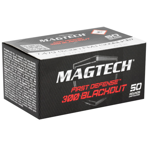 Magtech First Defense 300 Blackout 123-Grain FMJ Ammunition - 50 Rounds Magtech First Defense 300 Blackout 123-Grain FMJ Ammunition - 50 Rounds