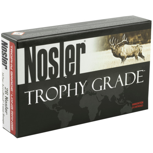 Nosler Trophy Grade 26 Nosler AccuBond Long Range Ammunition - 142 Grain, 20 Rounds Nosler Trophy Grade 26 Nosler AccuBond Long Range Ammunition - 142 Grain, 20 Rounds