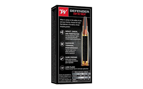 Winchester Ammunition Defender 5.56mm 64-Grain Pointed Soft Point Bullets (20/Box, 200/Case) Winchester Ammunition Defender 5.56mm 64-Grain Pointed Soft Point Bullets (20/Box, 200/Case)