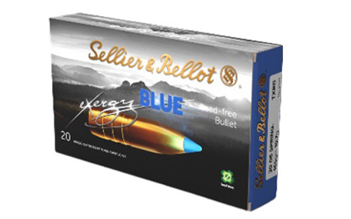 Sellier & Bellot Exergy Blue 30-06 Springfield 180-Grain Boat Tail Rifle Bullets (20/Box, 240/Case) Sellier & Bellot Exergy Blue 30-06 Springfield 180-Grain Boat Tail Rifle Bullets (20/Box, 240/Case)