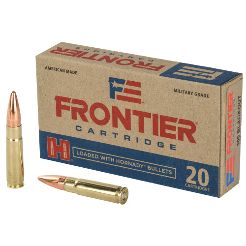 Frontier Cartridge Lake City 300 Blackout 125 Grain FMJ Ammunition - 20 Rounds Frontier Cartridge Lake City 300 Blackout 125 Grain FMJ Ammunition - 20 Rounds