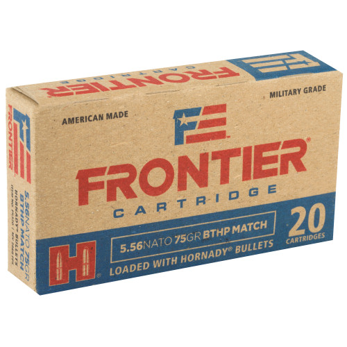 Frontier Cartridge 556 NATO 75 Grain Boat Tail Hollow Point Ammunition (20 Rounds per Box) Frontier Cartridge 556 NATO 75 Grain Boat Tail Hollow Point Ammunition (20 Rounds per Box)