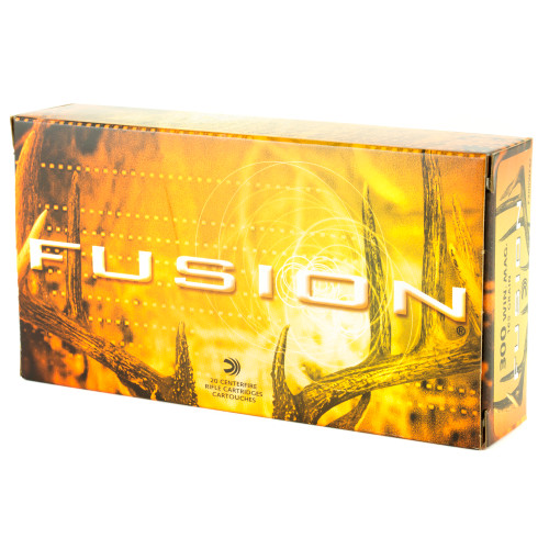 Federal Fusion 300 Winchester Magnum 165 Grain Boat Tail Rifle Ammunition - 20 Rounds per Box Federal Fusion 300 Winchester Magnum 165 Grain Boat Tail Rifle Ammunition - 20 Rounds per Box