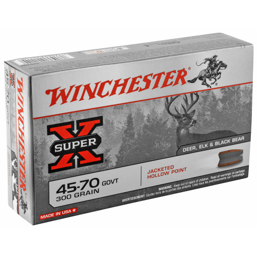 Winchester Ammunition Super-X 45-70 Government Hollow Point 300 Grain * 20 Rounds per Box