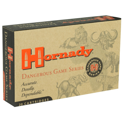 Hornady Dangerous Game Series .458 Winchester Magnum 500-Grain DGX Bonded Ammunition (20 Rounds per Box)