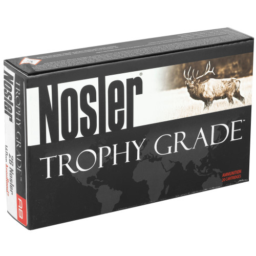Nosler Trophy Grade 26 Nosler 140-Grain AccuBond Ammunition (20 Rounds per Box) Nosler Trophy Grade 26 Nosler 140-Grain AccuBond Ammunition (20 Rounds per Box)