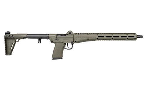 Kel-Tec Sub 2000 5.7x28mm Carbine with 20-Round Magazine, Green Polymer Frame