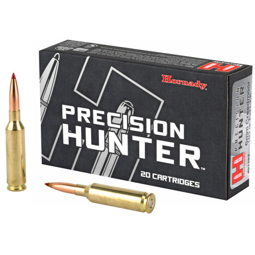Hornady Precision Hunter 6mm Creedmoor ELD-X 103 Grain Ammunition Hornady Precision Hunter 6mm Creedmoor ELD-X 103 Grain Ammunition