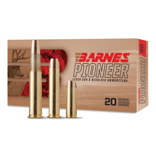 Barnes Pioneer 45-70 Government Soft Point Ammunition * 400 Grain, 20 Rounds