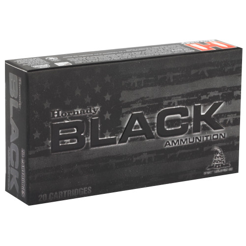 Hornady Black 5.56 NATO 75 Grain InterLock SBR Ammunition, Part #81296