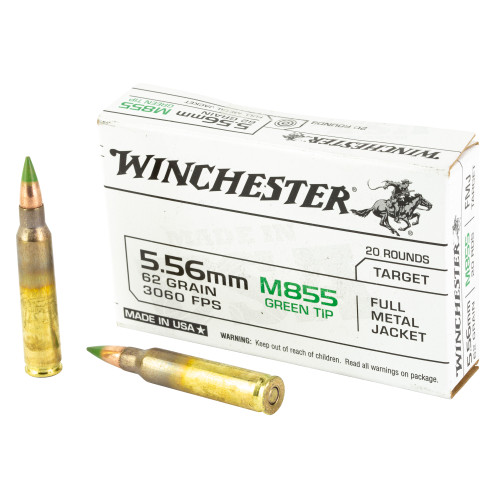 Winchester Ammunition M855 62 Grain Full Metal Jacket 556 NATO