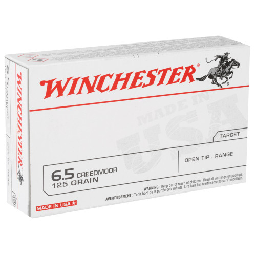 Winchester Ammunition USA 6.5 Creedmoor 125 Grain Hollow Point - 20 Rounds per Box