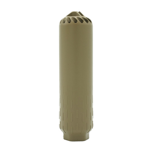 HUXWRX Safety Company Flow 556K Suppressor for 5.56 NATO with Flow-Through Technology in Flat Dark Earth HUXWRX Safety Company Flow 556K Suppressor for 5.56 NATO with Flow-Through Technology in Flat Dark Earth