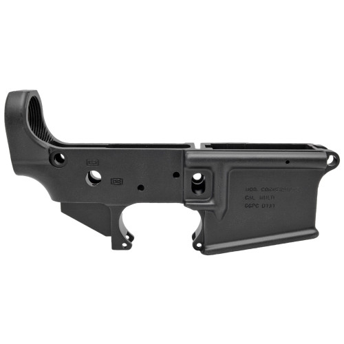 Grey Ghost Precision Cornerstone Stripped Lower Receiver in Black * Model GGPC