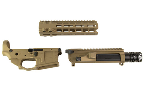 Radian Weapons AX556 Builder Kit in Brown * Semi-Automatic Lower and Upper Set with Ambidextrous Controls
