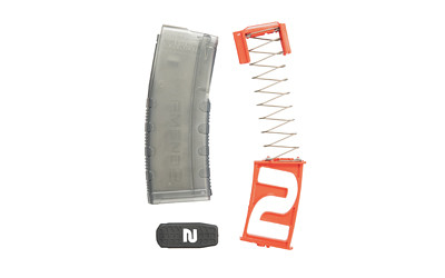 Amend2 Mod-C 30-Round Magazine for AR-15 in 223 Remington, Translucent Smoke