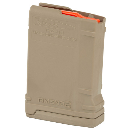 Amend2 AR15/M4/M16 10-Round Magazine in Flat Dark Earth - Part Number AM13556MOD2FDE10