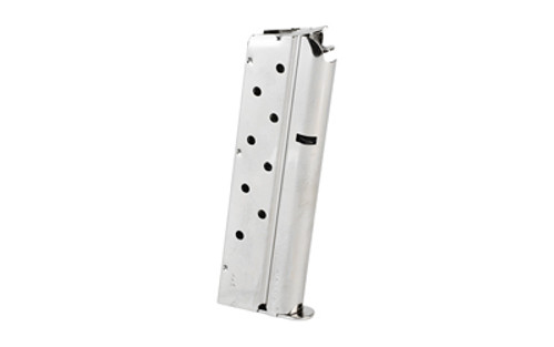 Mec-Gar USA 9mm 9-Round Nickel Magazine for Full Size 1911 Pistols