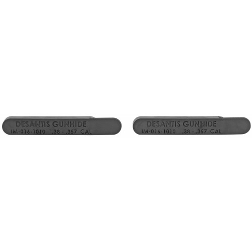 DeSantis Gunhide T11BAZZZ0 Swift Strips for .38/.357 Revolvers, Black, 6-Round Capacity (2-Pack)