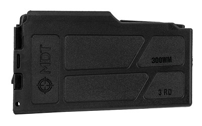MDT MAG MDT LA 3.85 300 Winchester Magnum 3-Round Polymer Magazine Black