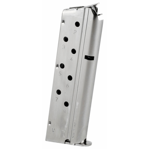 Mec-Gar USA Mag for 1911 Full Size Pistols in 40 S&W - 8 Round Nickel Finish