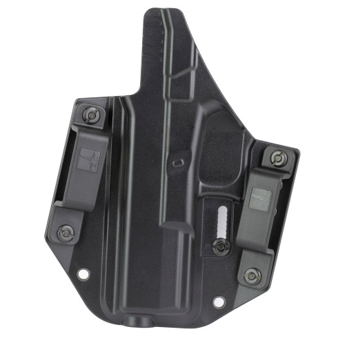 Bravo Concealment BCA OWB Holster for Glock 17, Right Hand, Black Polymer