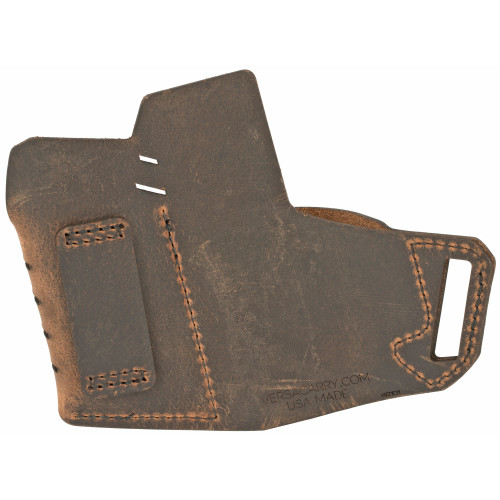 Versacarry Commander Belt Holster for Right-Hand Carry - Brown Leather