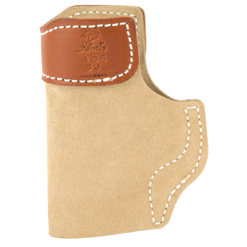 DeSantis Gunhide Sof-Tuck Model 106 IWB Holster for Sig P365, Right Hand, Tan Leather