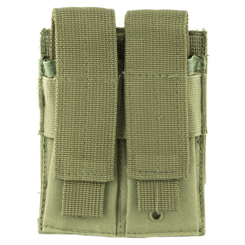 NcSTAR Double Pistol Mag Pouch * Green Nylon Magazine Carrier with MOLLE and PALS Straps