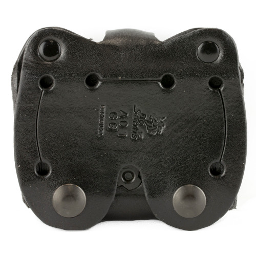 DeSantis Gunhide A01 Double Magazine Pouch for 9mm & .40 Caliber in Black Leather