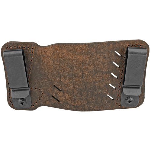Versacarry Orion Leather IWB/OWB Holster for Right Hand in Brown - Model 22101