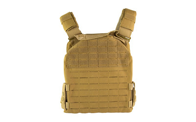 NcSTAR Laser Cut Plate Carrier Model CVLCPC3050T in Tan for Tactical Loadouts