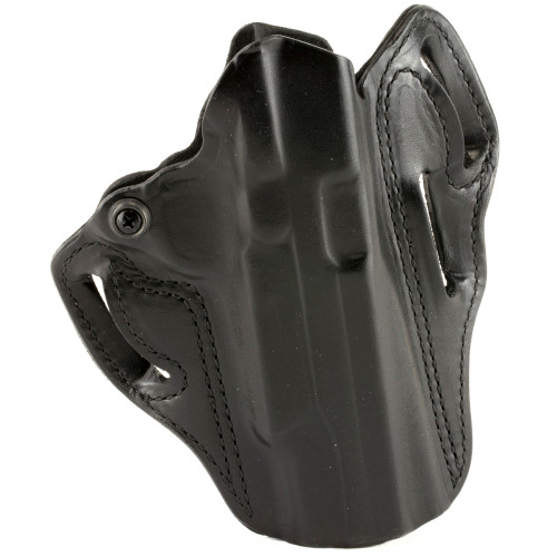 DeSantis Gunhide Speed Scabbard Belt Holster for 1911, Right Hand, Black Leather * Model 2