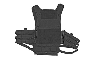 Grey Ghost Gear SMC Plate Carrier Black - Adjustable Body Armor Carrier with Rapid Release Buckles