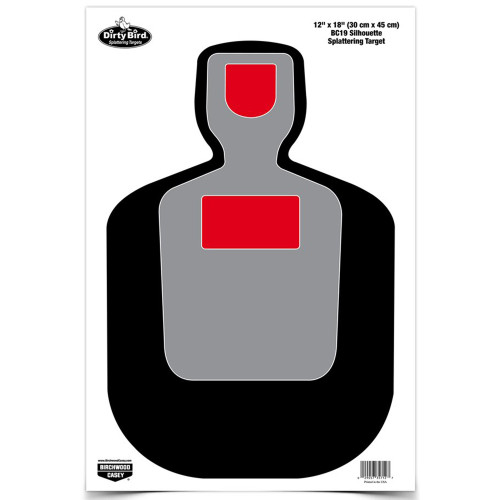 Birchwood Casey B/C Dirty Bird BC19 Shooting Targets, 12x18 Inches, Pack of 8 Birchwood Casey B/C Dirty Bird BC19 Shooting Targets, 12x18 Inches, Pack of 8