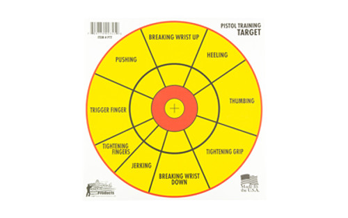 Pro-Shot Products Pistol Training Target 12-inch - Pack of 6
