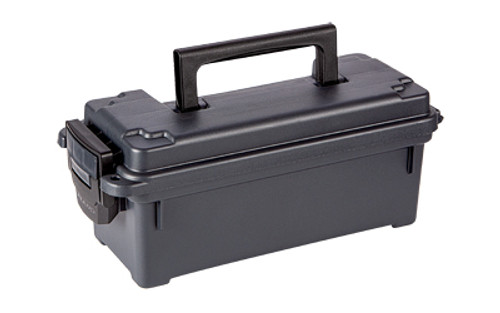 Plano Field/Ammo Box * 6-Pack Black Plastic Ammo Cases with Water-Resistant Design Plano Field/Ammo Box * 6-Pack Black Plastic Ammo Cases with Water-Resistant Design