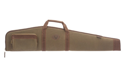 Evolution Outdoor Rawhide Series 44-Inch Waxed Canvas Rifle Case with Antique Brass Hardware