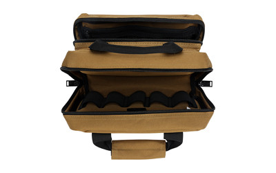 US PeaceKeeper Macro Mini Range Bag in Tan * Compact Nylon Storage for Pistols and Accessories