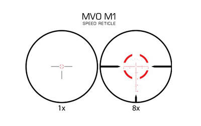 Meprolight MVO 1-8x28 FFP Low Power Variable Optic for AR15 and Carbines