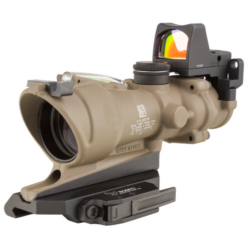 Trijicon ACOG 4x32 Green Crosshair Rifle Scope with RMR for Flat Dark Earth