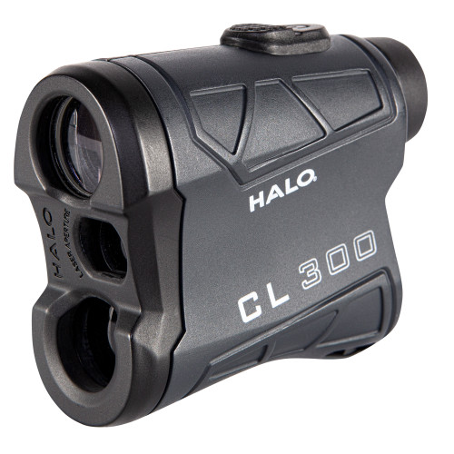Halo Optics CL300-20 5X Rangefinder with 500-Yard Max Distance, Black