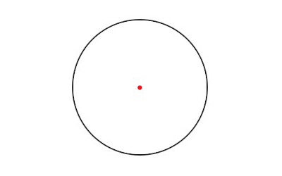 Trijicon MRO SD 1X Red Dot Sight with 25mm Objective for Rifles, Carbines, and Shotguns