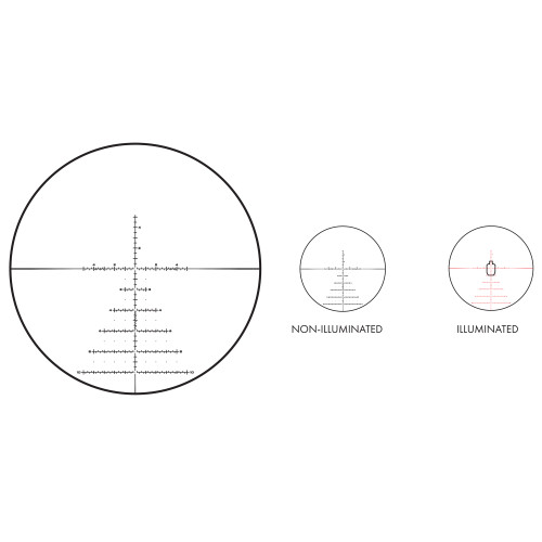 US Optics TS Series 2.5-20X50 Rifle Scope with 34mm Tube and ED Glass