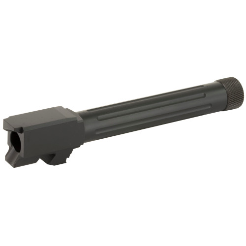 Lone Wolf Distributors Alpha Wolf 9mm Threaded & Fluted Barrel for Glock G22/G31 - Black