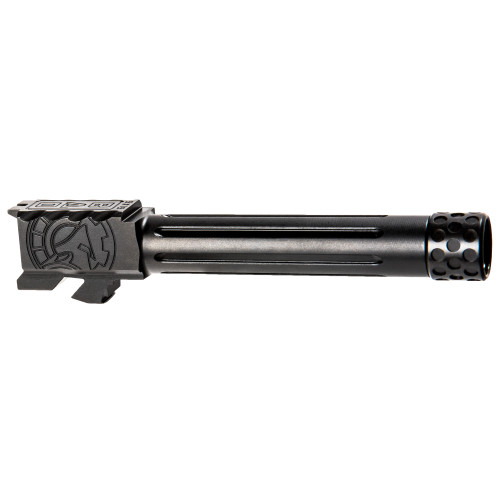 Battle Arms Development ONE:1 9mm Threaded and Fluted Barrel for Glock 19 - Black