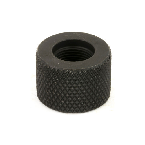 Yankee Hill Machine Co YHM-3410-B 1/2x28 Black Steel Thread Protector for Rifle Barrels